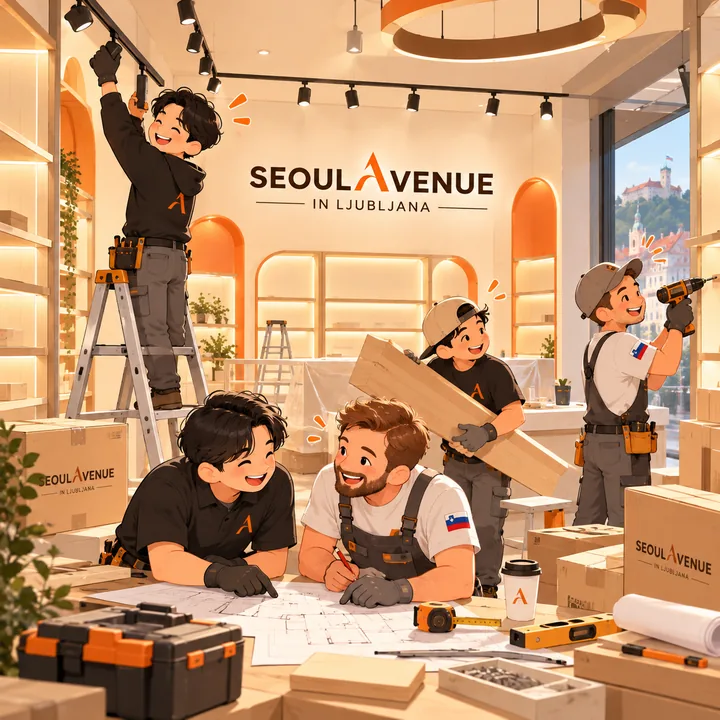 Seoul Avenue store — in preparation